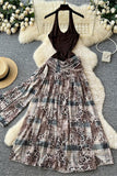 Halter Maxi Casual Dress