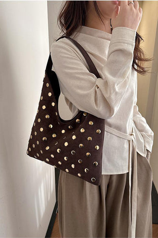 Studded Shoulder Bag