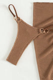 Stylish Bikini Set with Wrap Skirt