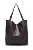 Studded Patchwork Tote Bag