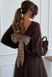 Back Bow Detail Sweater