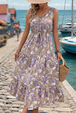 Floral Tiered Casual Dress