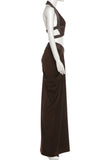 Elegant Halter Skirt Set