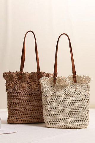 Elegant Crochet Tote Bag