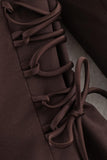 Double-Breasted Corset Detail Blazer