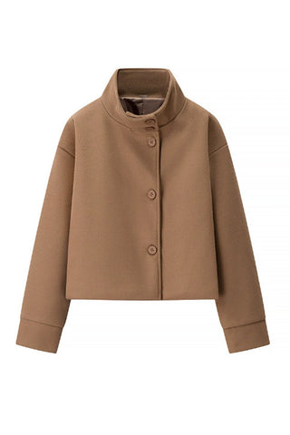 Chic Oversized Button-Up Blazer Jacket