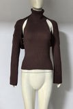 Sleeveless Turtleneck Tank Top