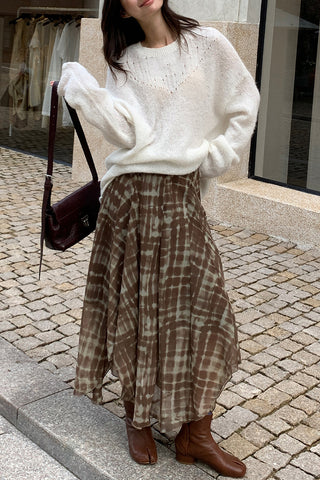 Flowing Tie-Dye Skirt