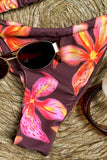Floral Triangle Bikini Set