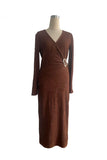 Wrap Detail Casual Dress