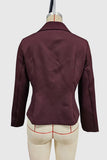 Single-Button Peplum Blazer