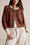 Classic Button-Front Cardigan