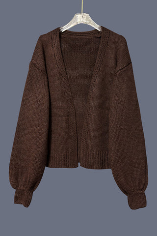 Chunky Knit Cardigan & Cami Set