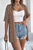 Open-Front Knit Cardigan