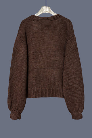 Chunky Knit Cardigan & Cami Set
