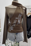 Asymmetrical Layered T-Shirt