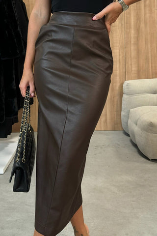Sleek High-Waist Maxi Skirt
