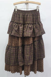 Layered Skirt with Ruffle Details