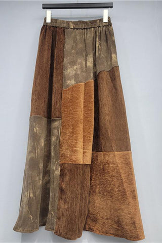 Patchwork Maxi Skirt