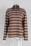 Classic Striped Polo Tee