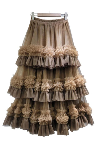 Tiered Ruffle Skirt