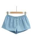 Checkered Casual Shorts