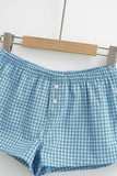 Checkered Casual Shorts