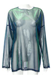 Sheer Long-Sleeve T-Shirt