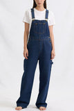 Classic Denim Overalls Jumpsuit