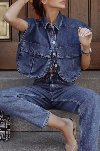 Button-Front Utility Vest
