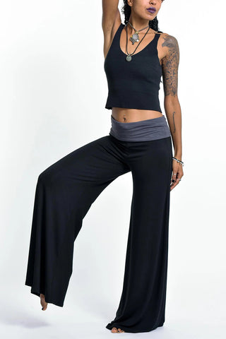 Wide-Leg Casual Pants