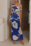 Floral Off-Shoulder Maxi Dress