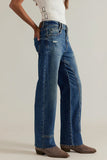 Classic Straight-Leg Denim Jeans