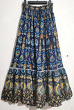 Layered Bohemian Maxi Skirt