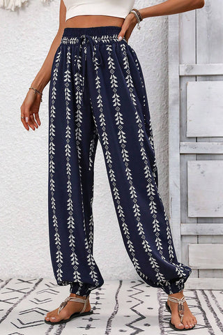 Boho Print Casual Lounge Pants