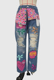 Embellished Wide-Leg Jeans