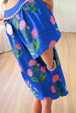 Floral Embroidered Puff Sleeve Dress