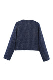 Buttoned Front Cropped Jacket