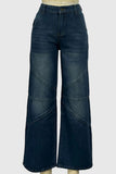 Stylish Wide-Leg Straight Jeans