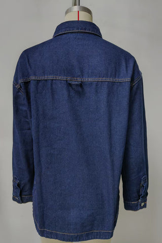 Classic Button Denim Shirt
