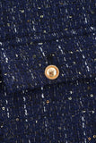 Buttoned Front Cropped Jacket