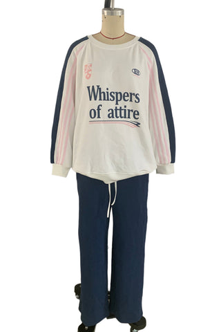 Casual Logo-Print Pants Set