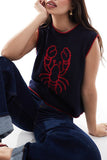 Charming Lobster Knit Tank Top