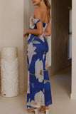 Floral Off-Shoulder Maxi Dress