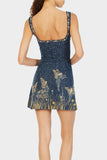 Embroidered Mini Sundress