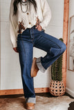 Classic Straight-Leg Denim Jeans