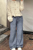 Striped Wide-Leg Pants