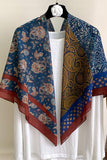 Patterned Scarf with Mixed Prints