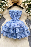 Elegant Floral Tiered Dress