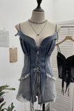 Lace-Up Corset Top